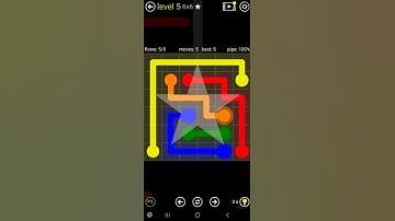 How To Solve Flow Free Kids Pack Level 5 Easy 6x6 Board Walk Through Solution Walkthrough