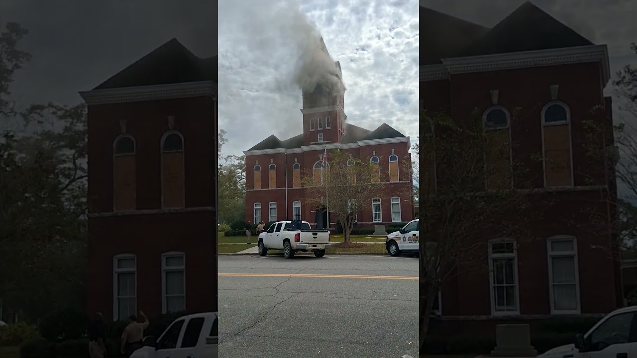 Jesup Georgia Courthouse Fire