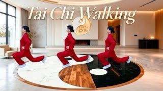 30 Min Full Body Tai Chi Walking Exercise | Burn Fat & Improve Flexibility