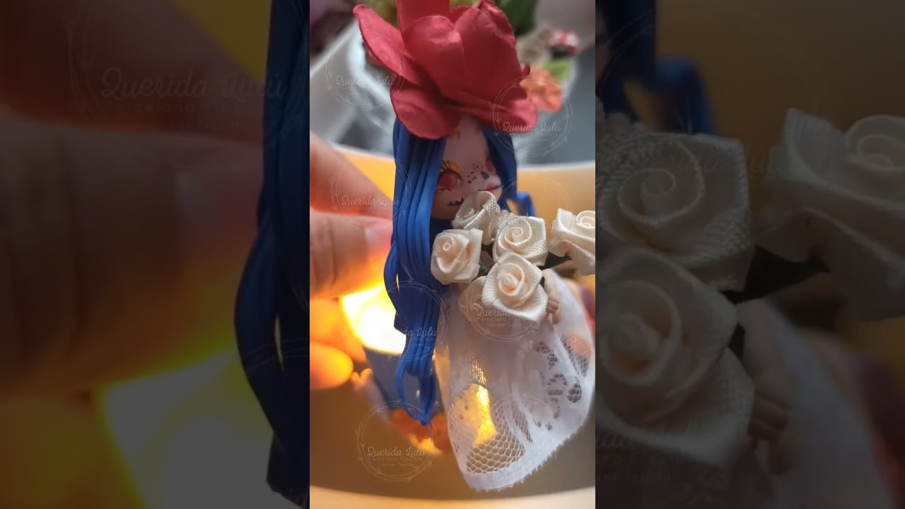 vela para altar de muertos. Porcelana flexible 