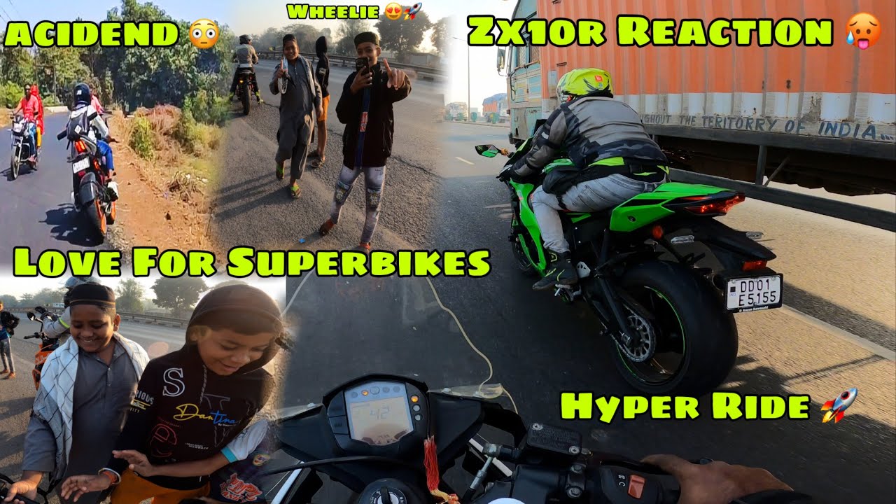 Ride Gone Wrong | Crazy Reacation on SuperBikes 😍 | hyper Ride Gone Wrong |