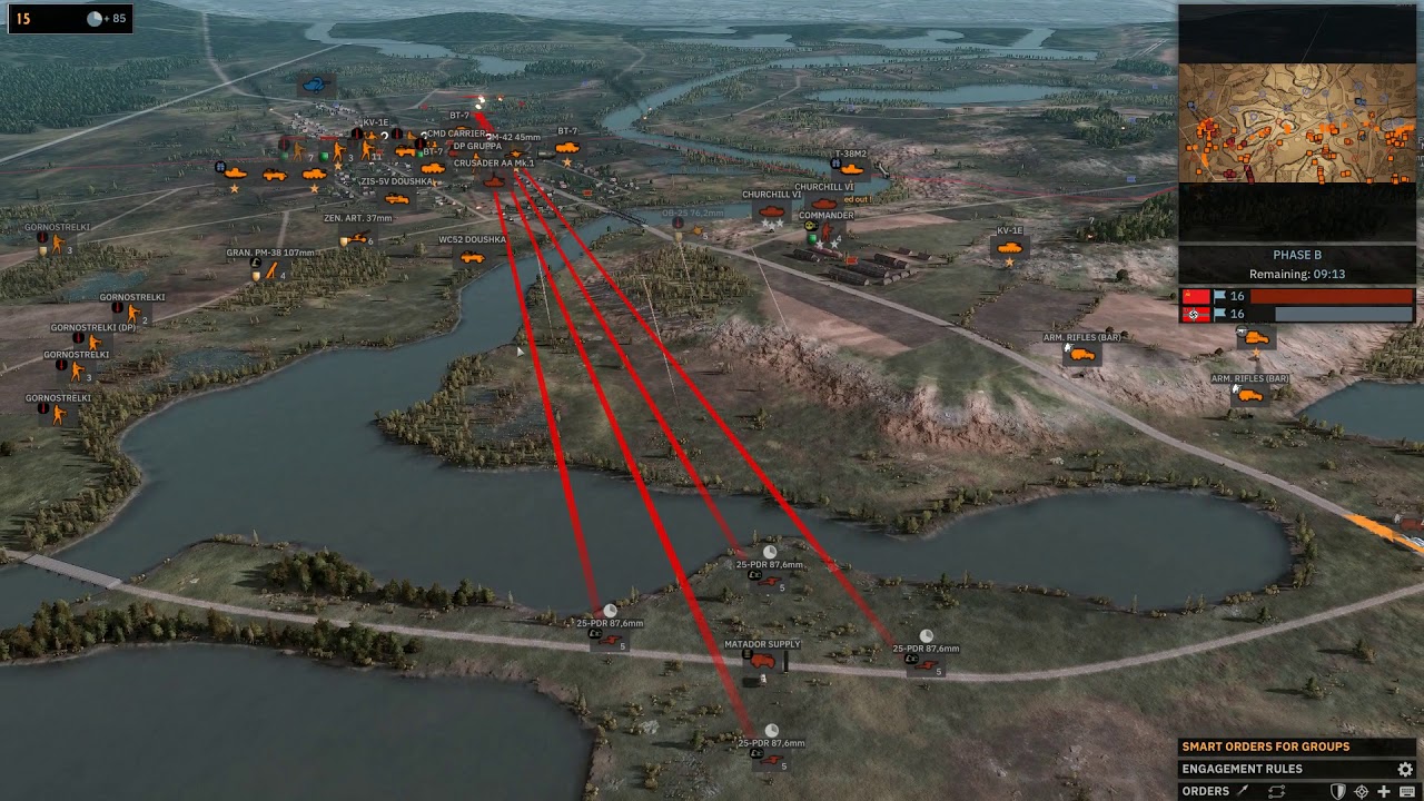 Steel Division 2; Artillery and Infantry stupidity YouTube