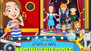 My Town: Home🏠and My Town: Cinema Movies | Family went for a movie | [Gameplay] screenshot 5