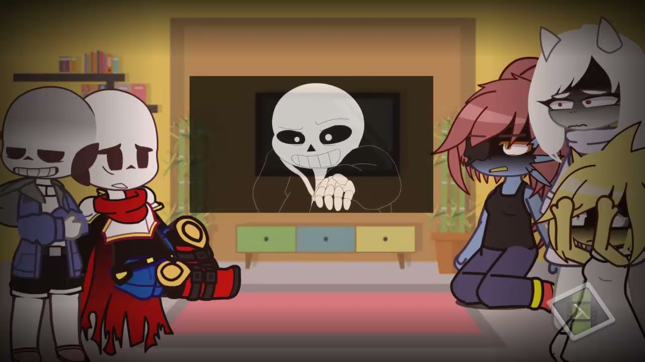 Undertale Reaccionan a ???.... - Stronger Than You 1/? (Gacha Club Reaction) [Sorry For Watermark]