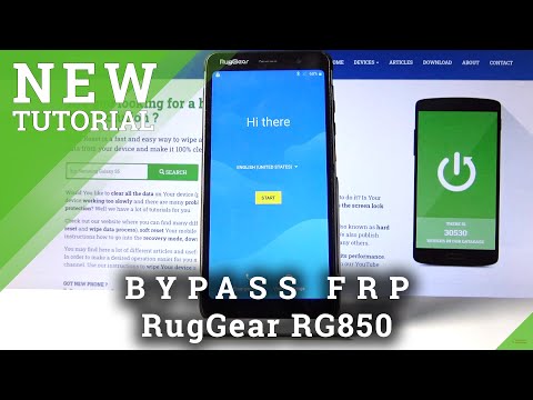 How to Bypass FRP in RUGGEAR RG850 – Bypass Google Verification