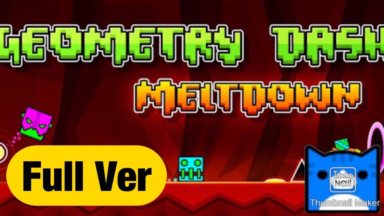 Geometry Dash Meltdown ( Full coin & levels) - YouTube
