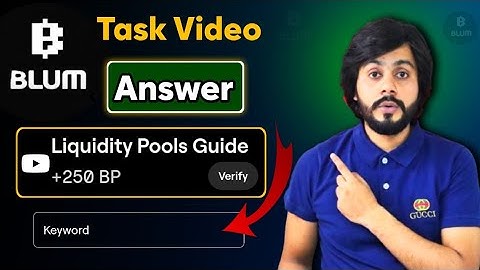 Liquidity Pools Guide Video Code Blum Project | Today BLUM Video Keyword | liquidity pool guide Blum