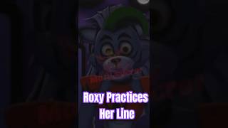 Roxy Practices Her Line (FNAF SB Animation)