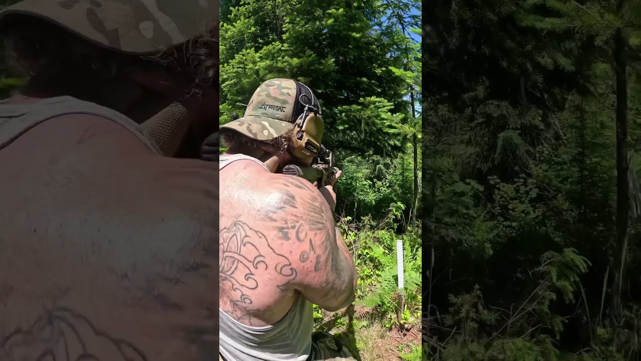Green Beret Takes 200m Unsupported Shot On 8 Inch Steel Through Thick Vegetation Specialforces
