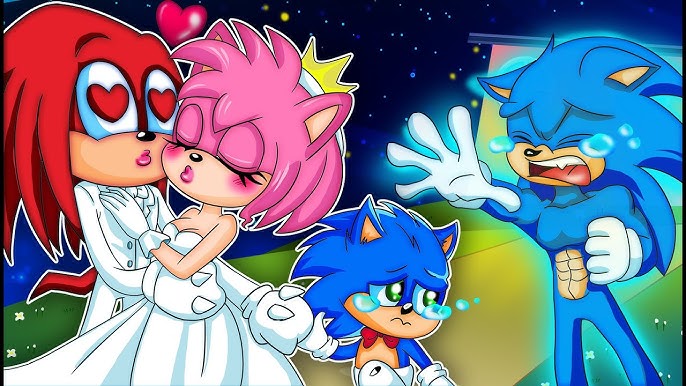 230441 - safe, artist:butterrrmoth, amy rose (sonic), sonic the