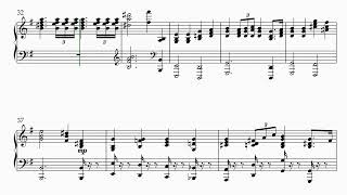 Felix Mendelssohn - No. 3 - Funeral March - Arranged for piano solo, with music sheet
