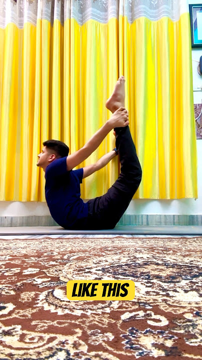 How to do a dhanurasan yoga pose - ( Tutorial) with techniques #shorts