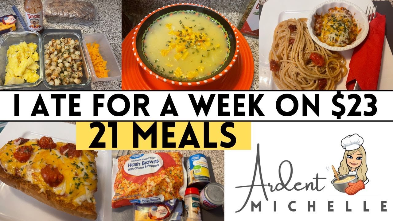НА ЭТОЙ НЕДЕЛЕ Я съел за $23 | ЧРЕЗВЫЧАЙНО ПРОДОВОЛЬСТВЕННЫЙ БЮДЖЕТ ВЫЗОВ