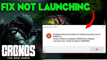 Cronos The New Dawn wont launch - how to fix not working or opening