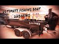 Lund 2075 Pro Guide Mercury Tiller Fishing Boat Unboxing