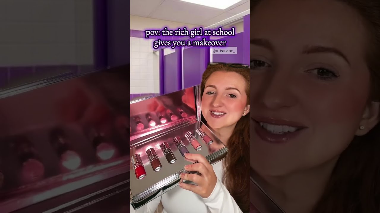 Pov The Rich Girl At School Gives You A Makeover Asmr Makeup