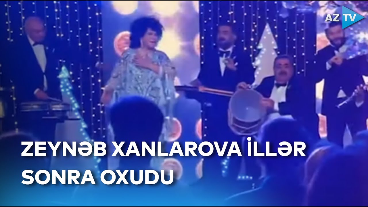 Zeynəb Xanlarova illər sonra oxudu - AzTV-nin bayram konserti çəkilişindən  kadrarxası GÖRÜNTÜLƏR - YouTube