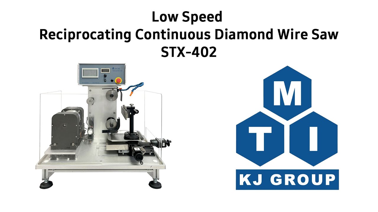 Reciprocating Continuous Diamond Wire Saw - STX-402 - YouTube