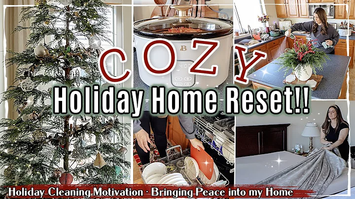 HOLIDAY HOME RESET & SATISFYING CLEAN WITH ME 2025 :: Cozy Home for the Holidays