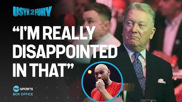 Frank Warren believes Tyson Fury was the true winner of the fight against Oleksandr Usyk 😳