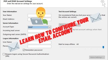 How to Set Up Your Email Account in Microsoft Outlook (IMAP/POP3 Configuration)