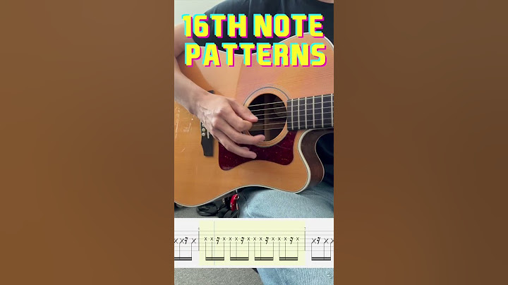 16th Note Patterns