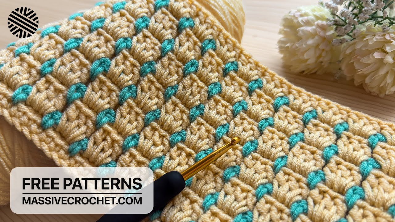 NEW Technique! 👌 Very Easy & Lovely Crochet Pattern for Beginners