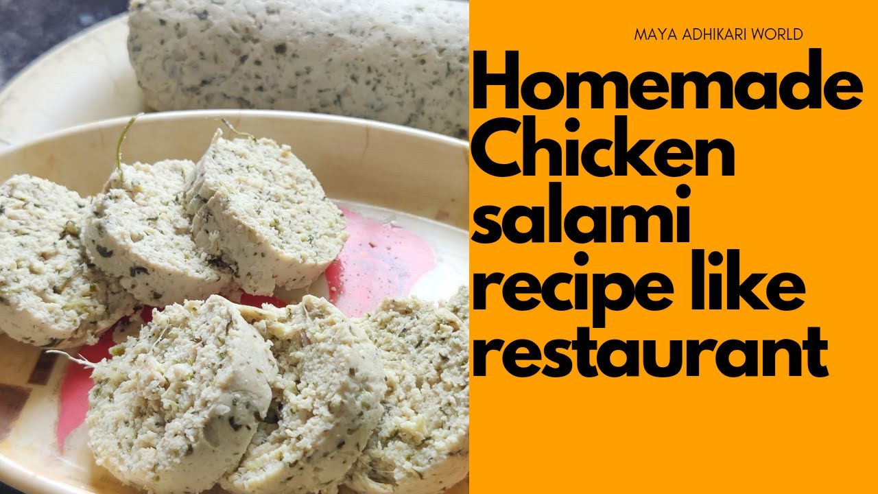 Chicken Salami recipe | How to make chicken salami hindi | chicken salami dishes | chicken salami