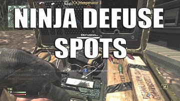 Drift Ninja Defuse Spots | Call of Duty Advanced Warfare Guide