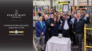 Behind the scenes of the GUINNESS WORLD RECORDS™ Largest Bar of Gold