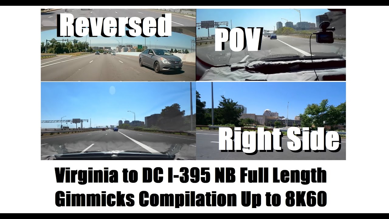 VA to D.C. I-395 Northbound Gimmicks Compilation