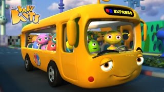 Vignette de la vidéo "Wheels On The Bus | Baby Bots"