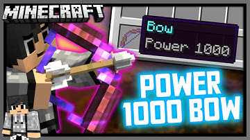HOW TO GET OP POWER 1000 BOW IN 1.15 & 1.16?!? | [VANILLA MINECRAFT CUSTOM COMMAND]