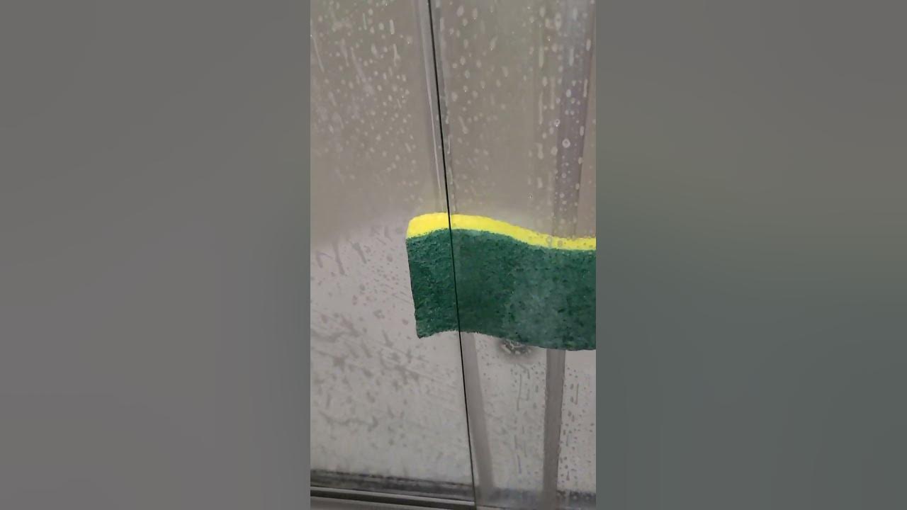 Best Way to Clean Your Shower Glass #Shorts 