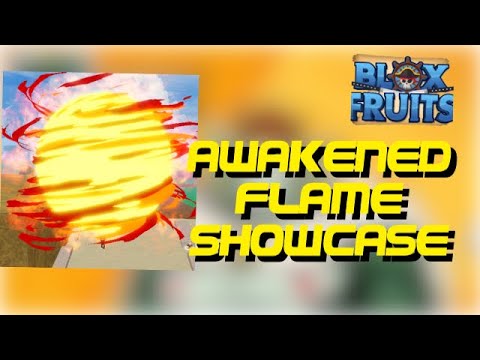 Awakening Flame and Dark in One Video + Showcase.. Blox Fruits