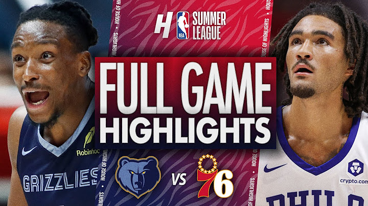 Memphis Grizzlies vs Philadelphia 76ers - FULL Game Highlights | July 8, 2025 NBA Summer League