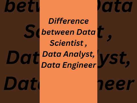 Decoding Data Roles: Scientist, Analyst, Engineer #visualizedata   #datavisualization #database