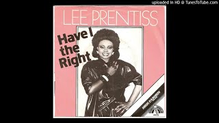 Lee Prentiss - Have I The Right (Disconet Remix 1982)