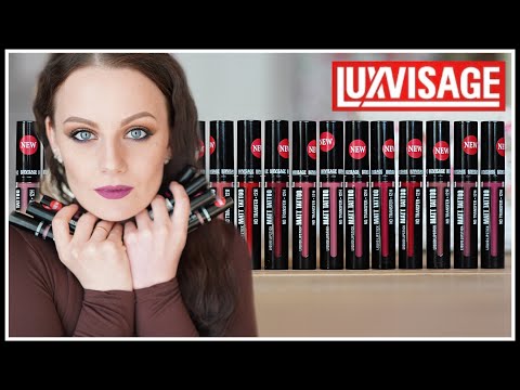 💄💄💄Белорусская косметика LUXVISAGE! СВОТЧИ ВСЕХ ПОМАД  MATT TATTOO