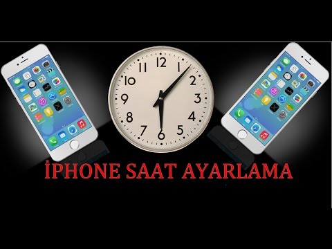 iphone saat ayarlama ''iphone saat ayarı''iPhone telefonun saat ayarları nasıl yapılır?