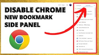 How to Enable/Disable Chrome's Bookmarks Side Panel