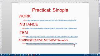 NLA SINOPIA  LINKING work, instance and item levels