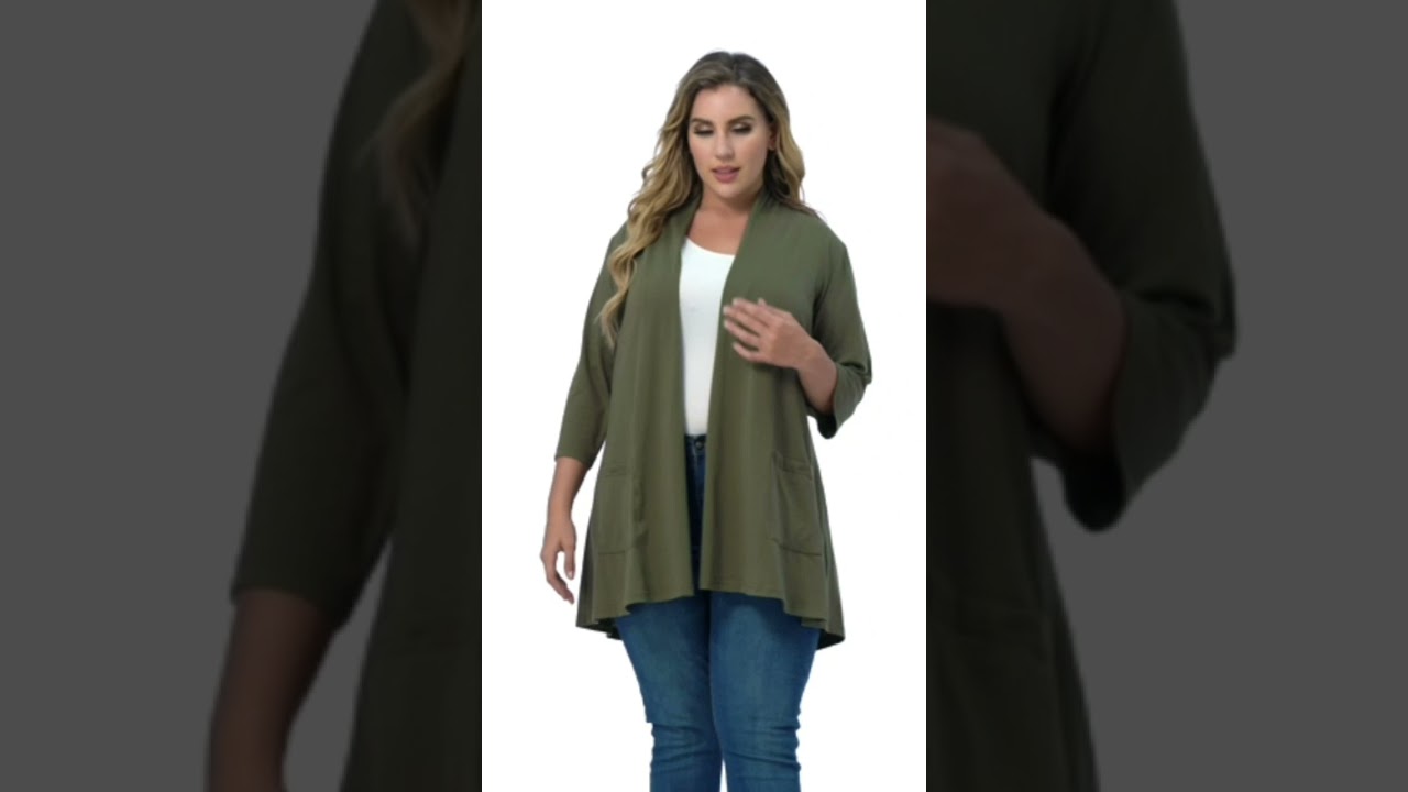 Womens Cardigan 🔥👗🤰 Shiaili Long Plus Size Cardigans 