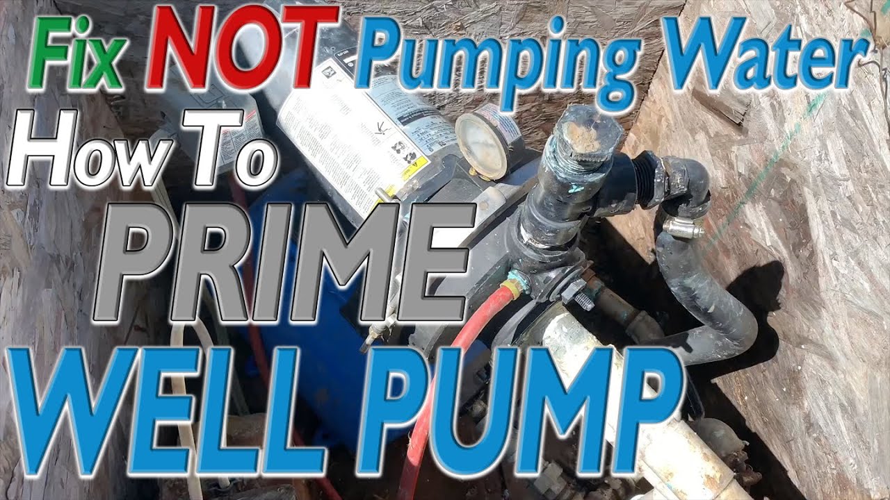 How To PRIME Shallow WELL PUMP Not Pumping Water Diagnose FIX Problems Troubleshoot Not Working DIY