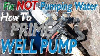 How To PRIME Shallow WELL PUMP Not Pumping Water Diagnose FIX Problems Troubleshoot Not Working DIY by Everyday I'm TECH n It 102,846 views 4 years ago 3 minutes, 10 seconds