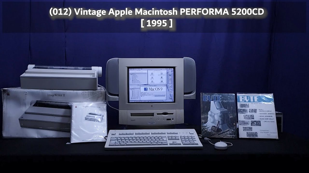 【希少】Apple Macintosh performa5200 起死回生の望みがかけられた最高傑作、Macintosh Performa 520 Mac Fan