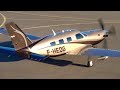 Nice Golden Piper PA46T Meridian M500 | Startup and Takeoff at Nancy Essey Airport