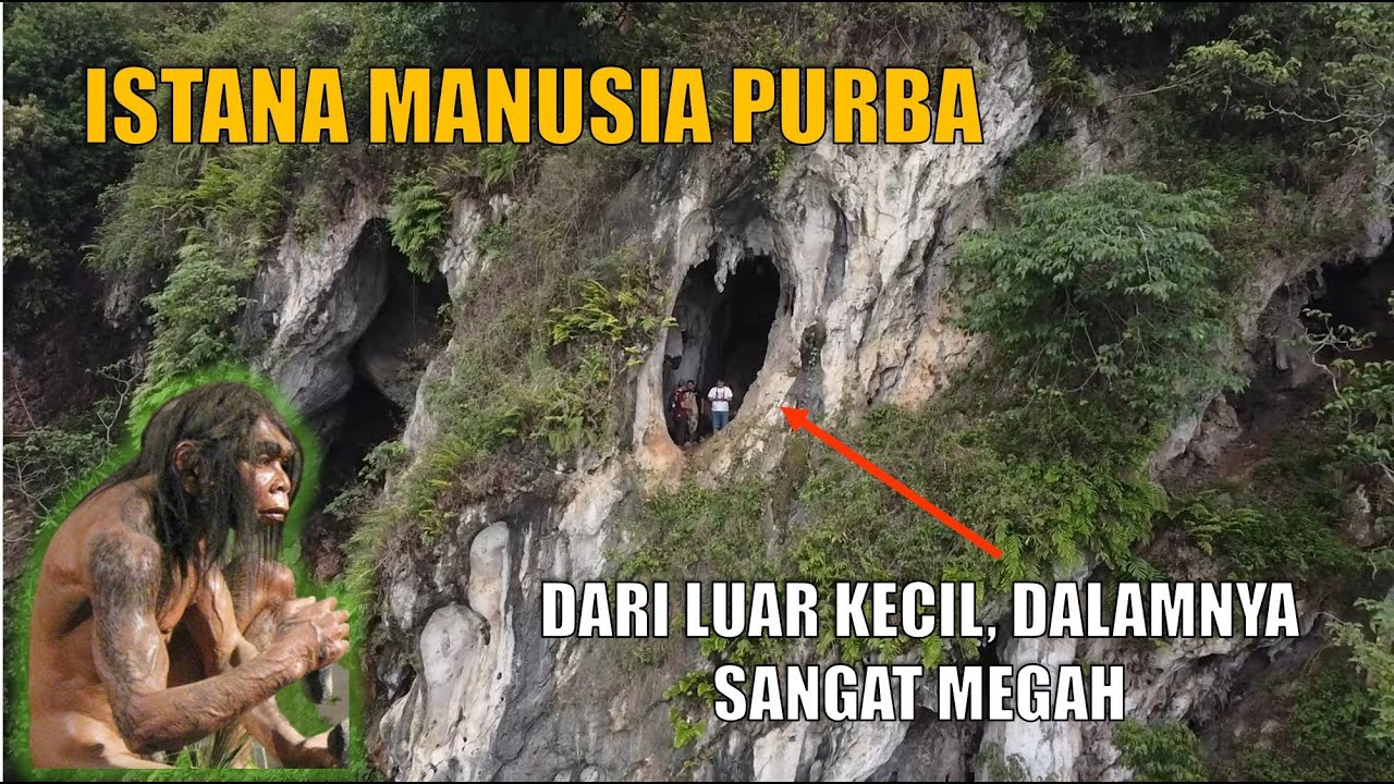 LAGI VIRAL MASUK KE ISTANA MANUSIA PURBA, ADA FOSIL DAN JEJAK KAKI MANUSIA PURBA