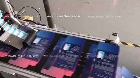 Unfold case carton box flat horizontal dispensing paging  top high speed labeling machine