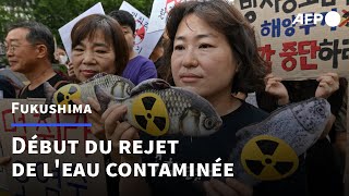 Japon: début du rejet de l'eau contaminée de Fukushima, colère de la Chine | AFP